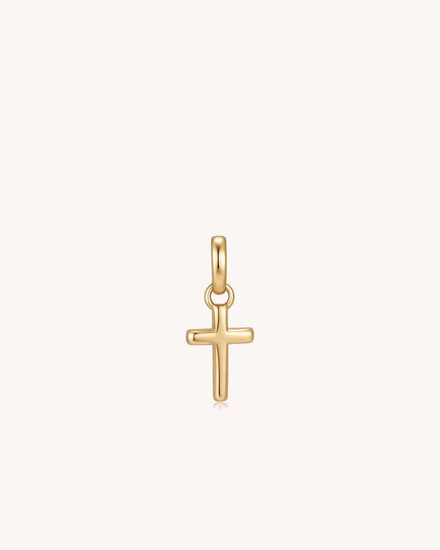 Gold Petite Classic Cross Pendant