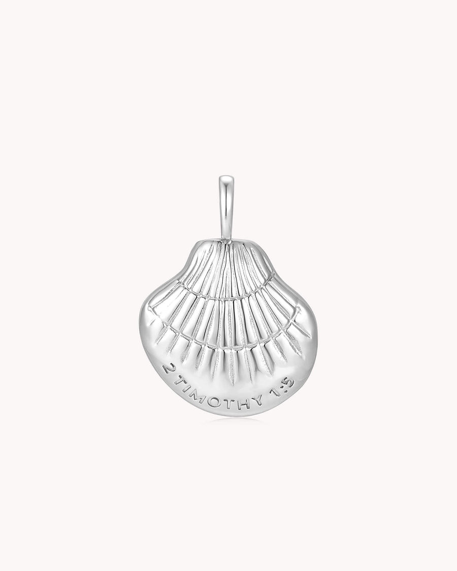 Maternal Faith 2 Timothy 1:5 White Gold Pearl Pendant