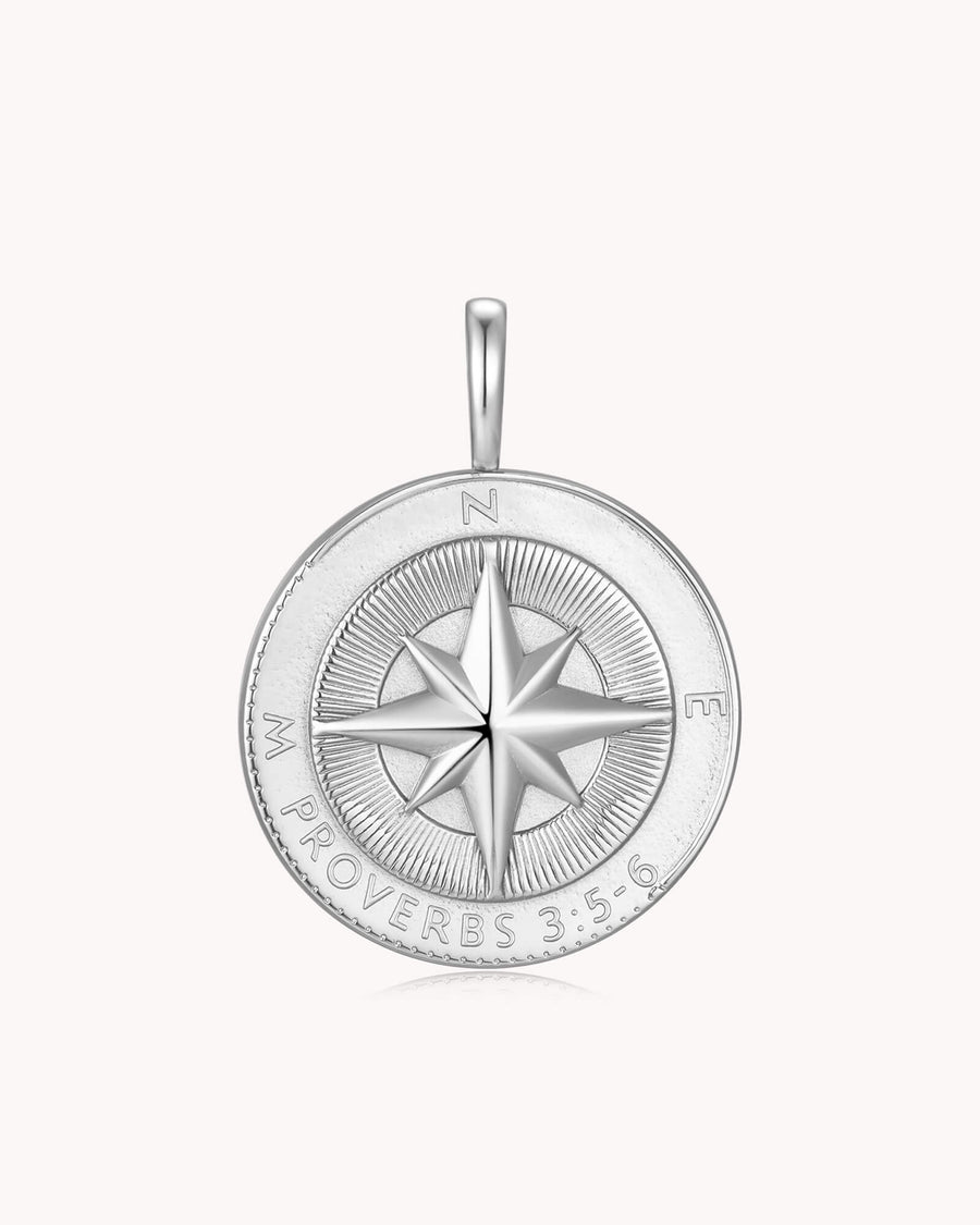 Trust in The LORD Proverbs 3:5-6 Stainless Steel Medallion