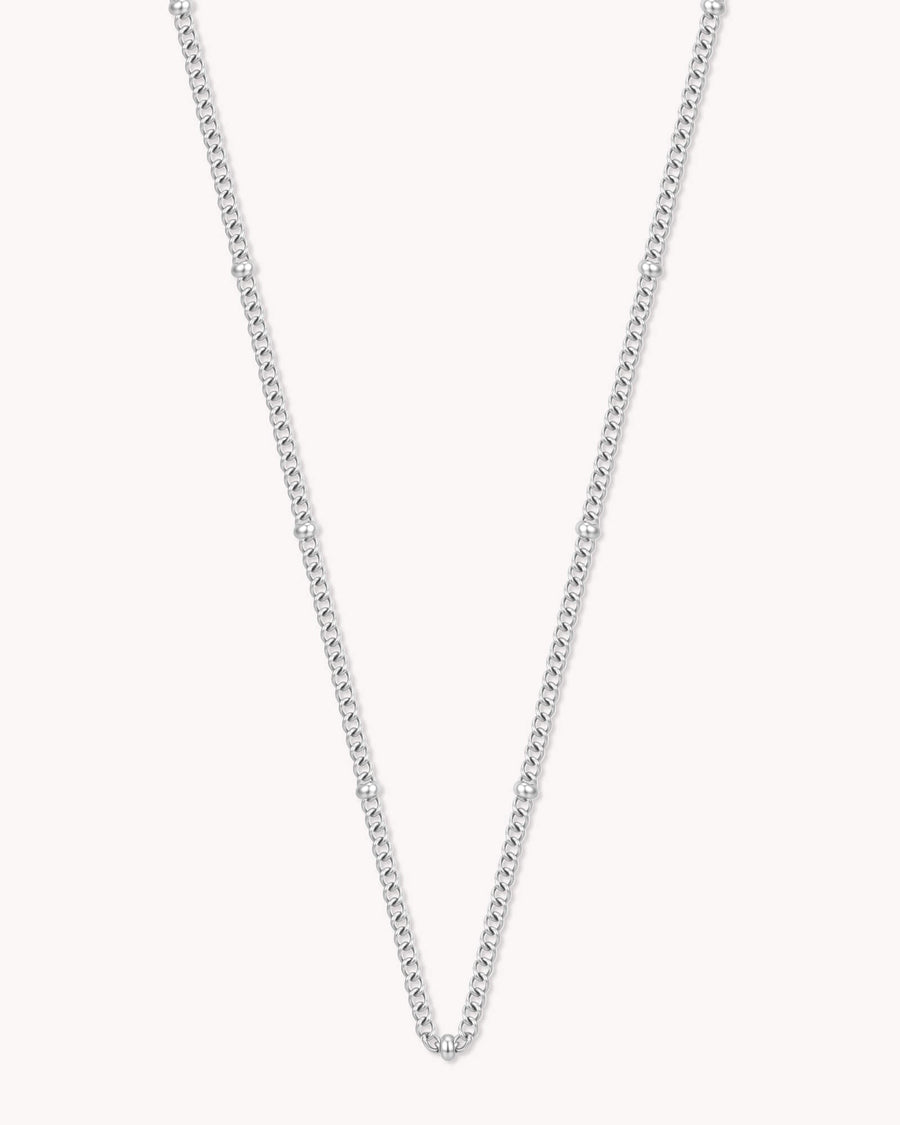 Satellite Chain White Gold Necklace