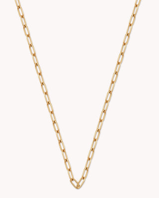 Small Link Chain Gold Necklace