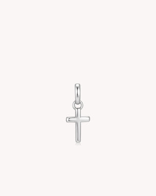 White Gold Petite Classic Cross Pendant