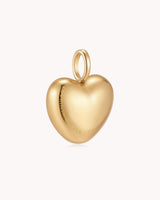 1 Corinthians 13:8 Love Never Fails Gold Heart Necklace — 5