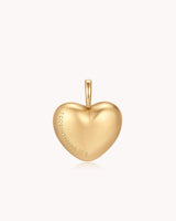1 Corinthians 13:8 Love Never Fails Gold Heart Necklace — 3