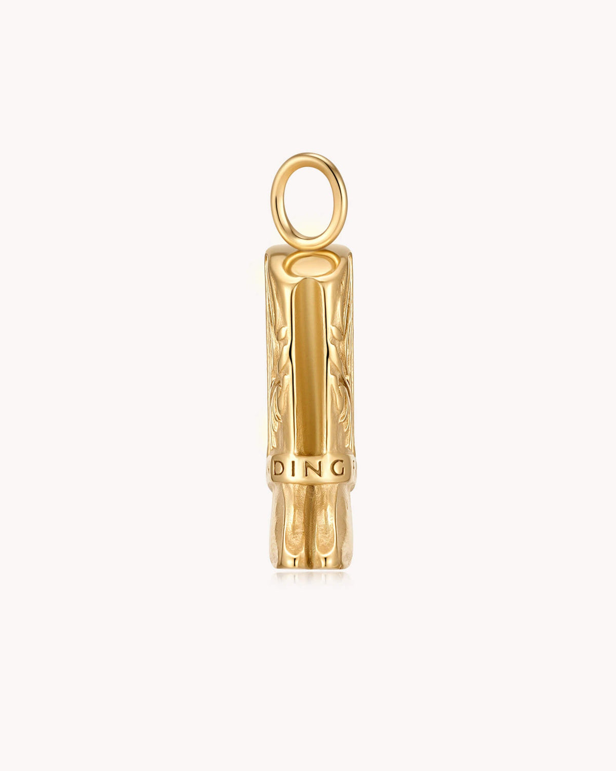 Standing Firm 1 Peter 5:9 Gold Cowboy Boots Pendant — 4