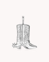 Standing Firm in His Love White Gold Pendant Necklace — 3