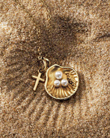 Maternal Faith 2 Timothy 1:5 Gold Pearl Pendant — 4