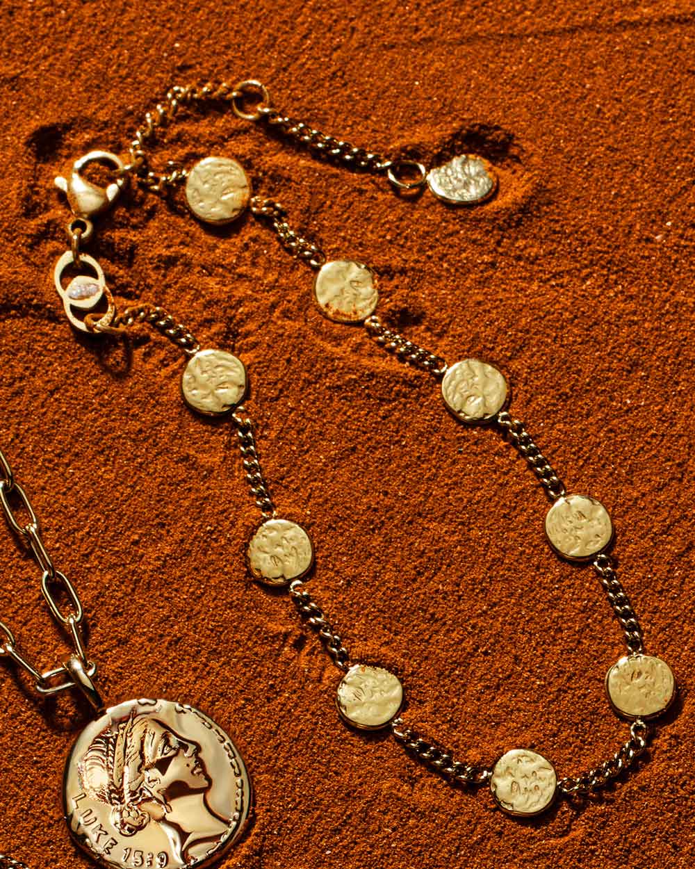 FOUND Luke 15:9 Gold Coin Bracelet — 5