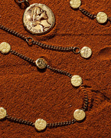 FOUND Luke 15:9 Gold Coin Choker Necklace — 5