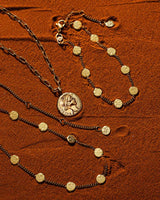 FOUND Luke 15:9 Gold Coin Choker Necklace — 4