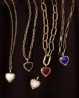 Count It All Joy James 1:2 Gold Lapis Lazuli Heart Pendant — 7