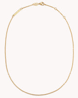Colossians 3:14 Love Binds Gold Cable Chain Necklace — 6