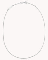 Proverbs 17:17 A Friend Loves White Gold Heart Necklace — 6