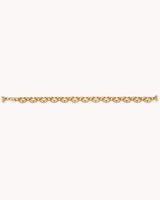 Colossians 3:14 Gold Heart Mariner Bracelet — 4
