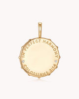 Colossians 3:14 Love Binds Gold Cable Chain Necklace — 5