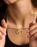 I Have Called You Friends John 15:15 Gold Heart Pendant — 3