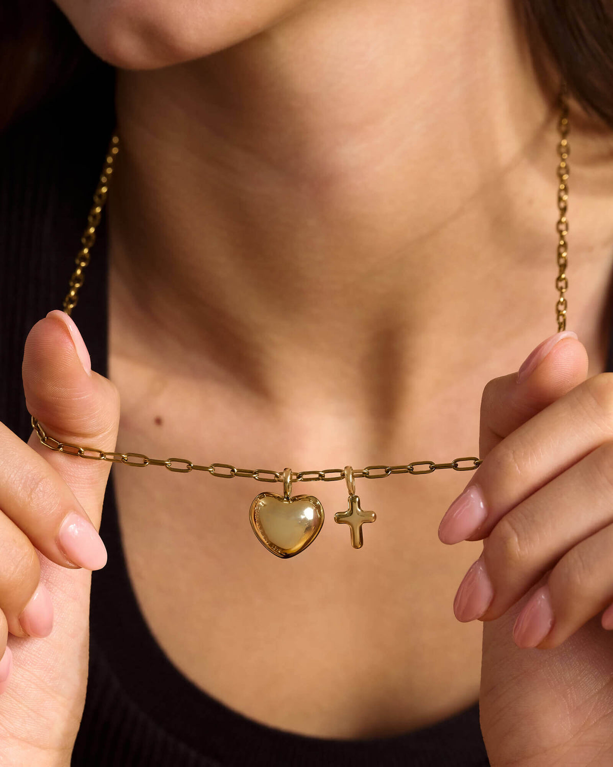 I Have Called You Friends John 15:15 Gold Heart Pendant — 3