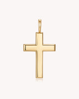 Gold Large Classic Cross Pendant