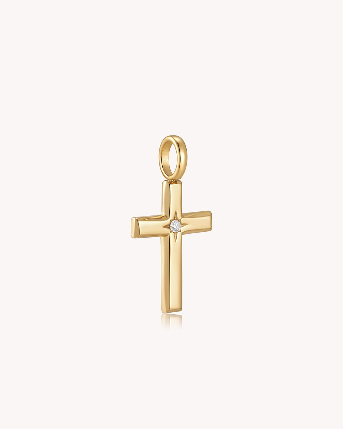 The Bright Morning Star Gold Cross Pendant — 2