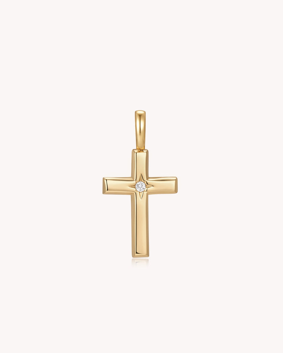 The Bright Morning Star Gold Cross Pendant