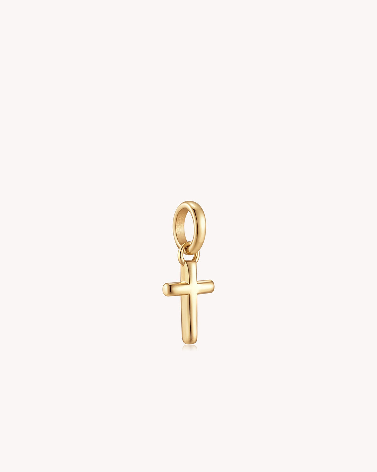 Gold Petite Classic Cross Pendant — 2