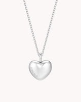 John 15:15 Called You Friends White Gold Heart Necklace