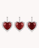 John 3:16 So Loved White Gold Heart Necklace — 4