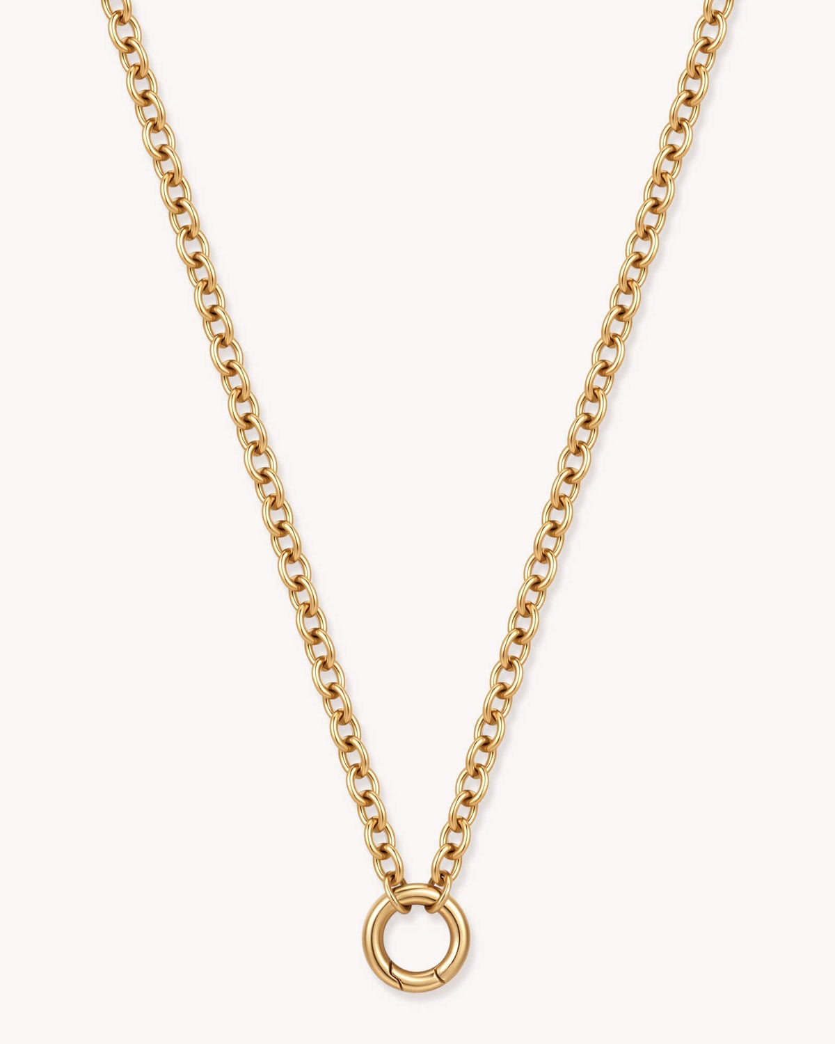 Standing Firm in His Love Gold Heart Necklace — 4