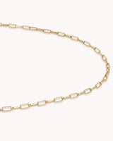 Link Chain Gold Necklace — 3