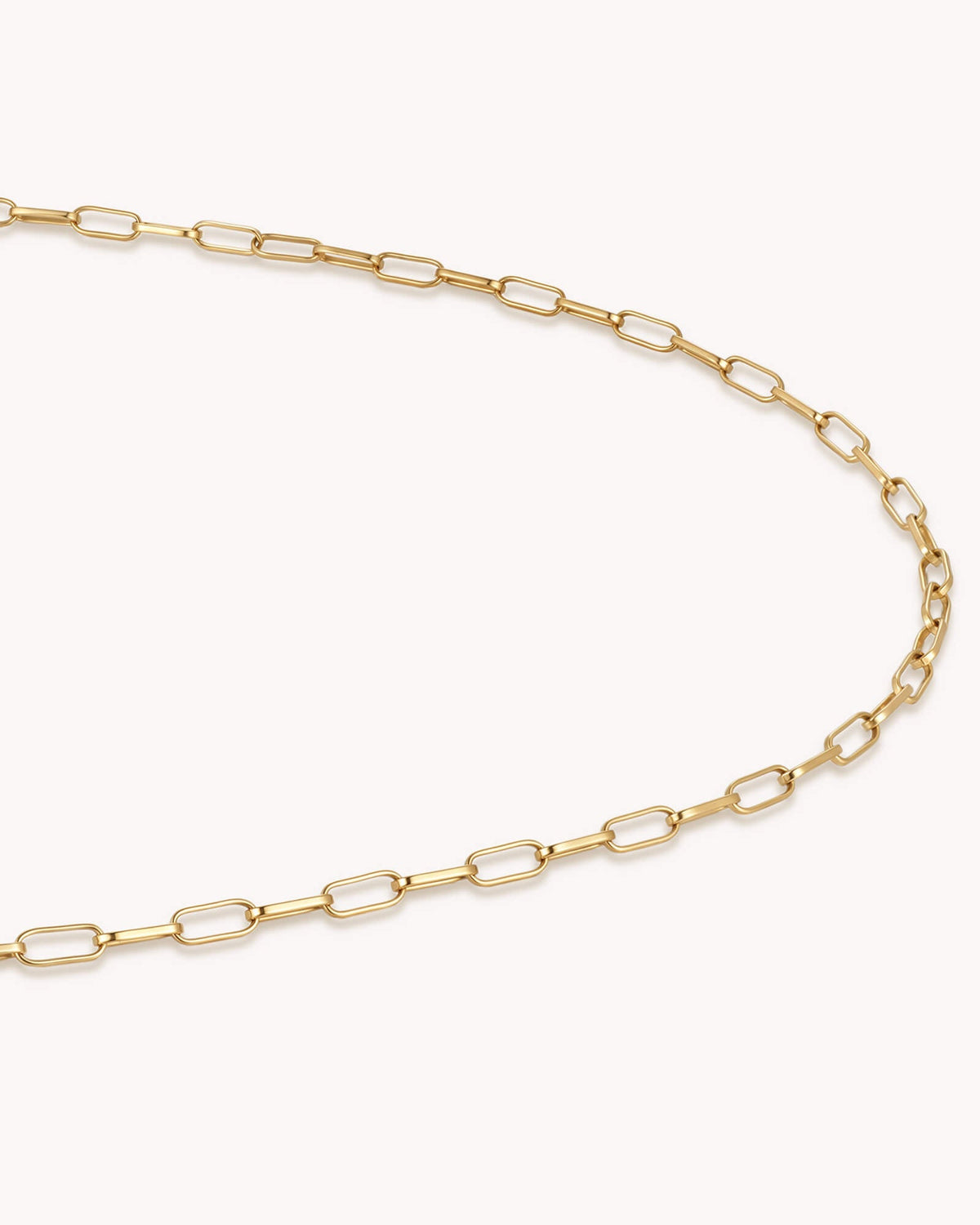 Link Chain Gold Necklace — 3