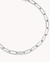 Link Chain White Gold Bracelet — 2