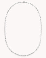 Link Chain White Gold Necklace — 2