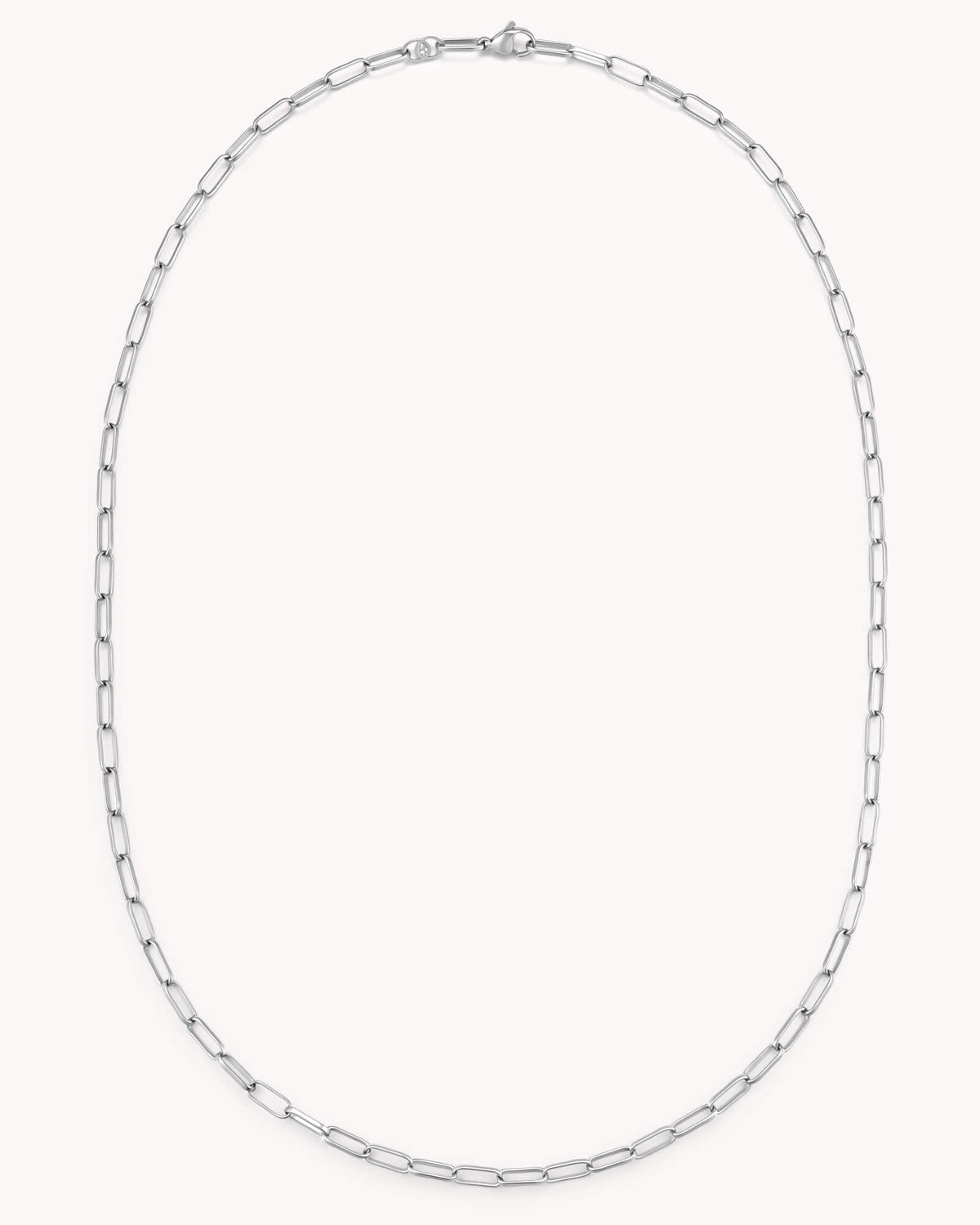Link Chain White Gold Necklace — 2