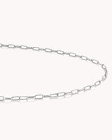 Link Chain White Gold Necklace — 3
