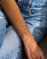 FOUND Luke 15:9 Gold Coin Bracelet — 3