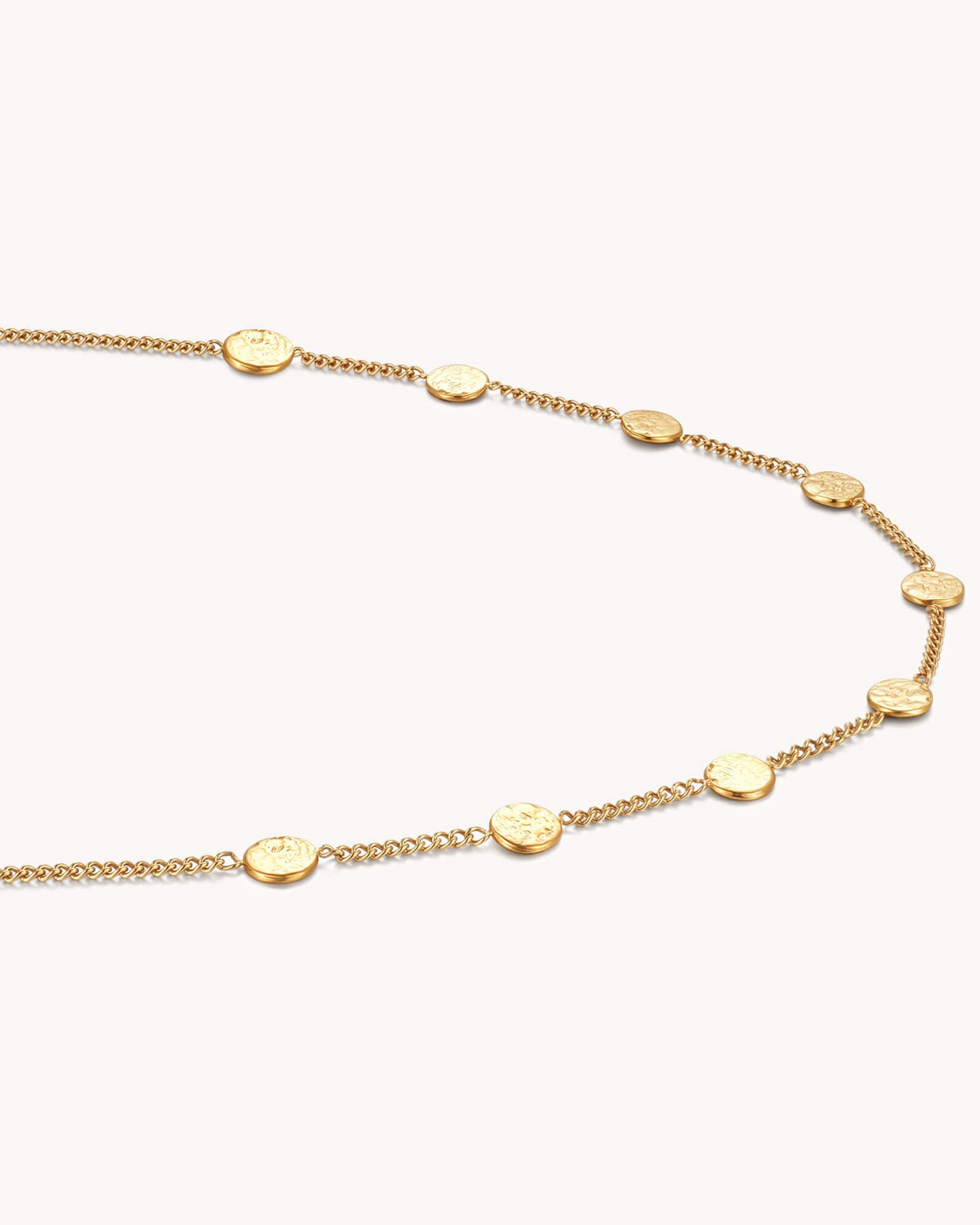 FOUND Luke 15:9 Gold Coin Choker Necklace — 2