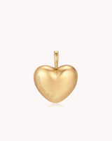 A Friend Loves at All Times Proverbs 17:17 Gold Heart Pendant