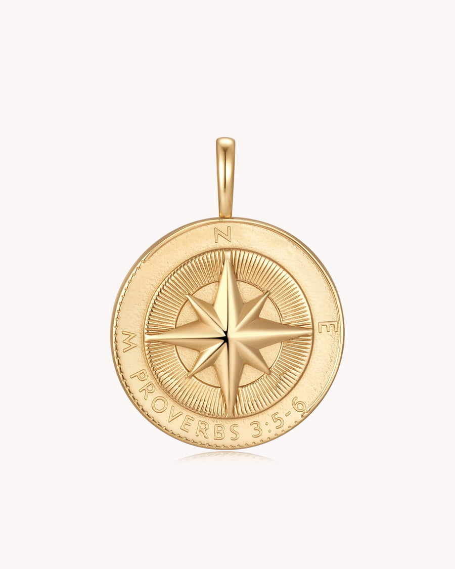 Trust in The LORD Proverbs 3:5-6 Gold Medallion