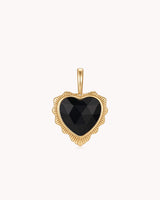 Proverbs 3:5-6 Gold Heart Puff Cross Charm Bracelet — 4