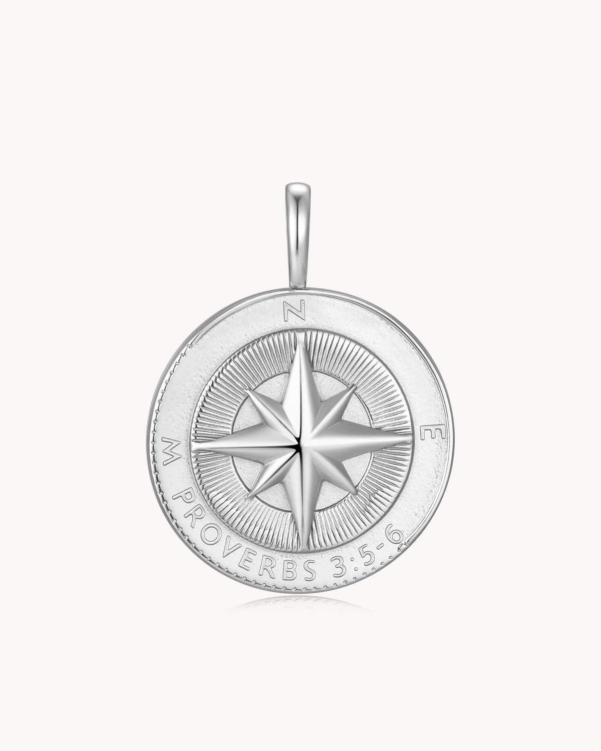 Trust in The LORD Proverbs 3:5-6 Stainless Steel Medallion — 2
