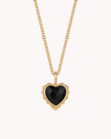 Proverbs 3:5-6 Trust in the LORD Gold Heart Necklace