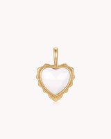 Proverbs 31:28 Gold Heart Puff Cross Charm Bracelet — 4