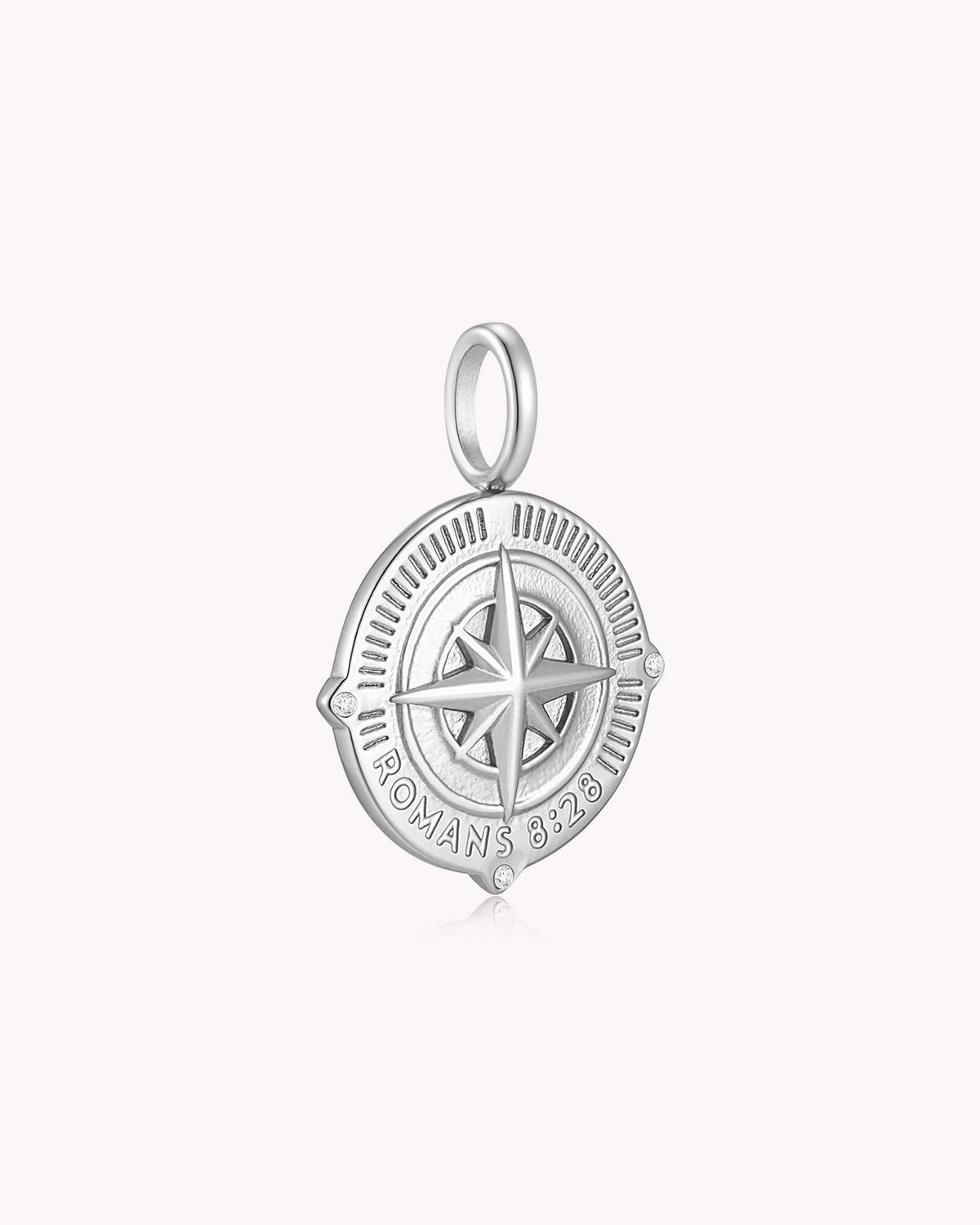 Called According to His Purpose Romans 8:28 Stainless Steel Pendant — 3