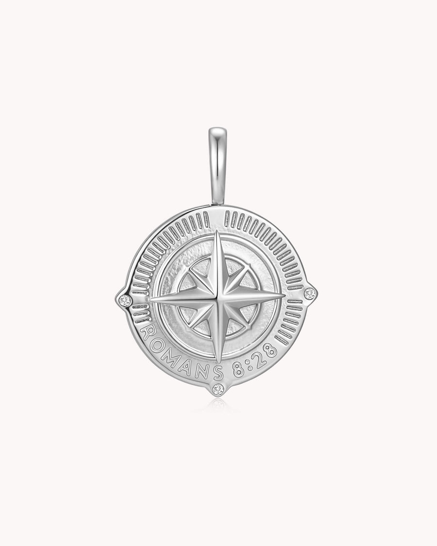Called According to His Purpose Romans 8:28 Stainless Steel Pendant