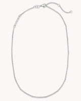 James 1:2 Count It All Joy White Gold Heart Necklace — 7