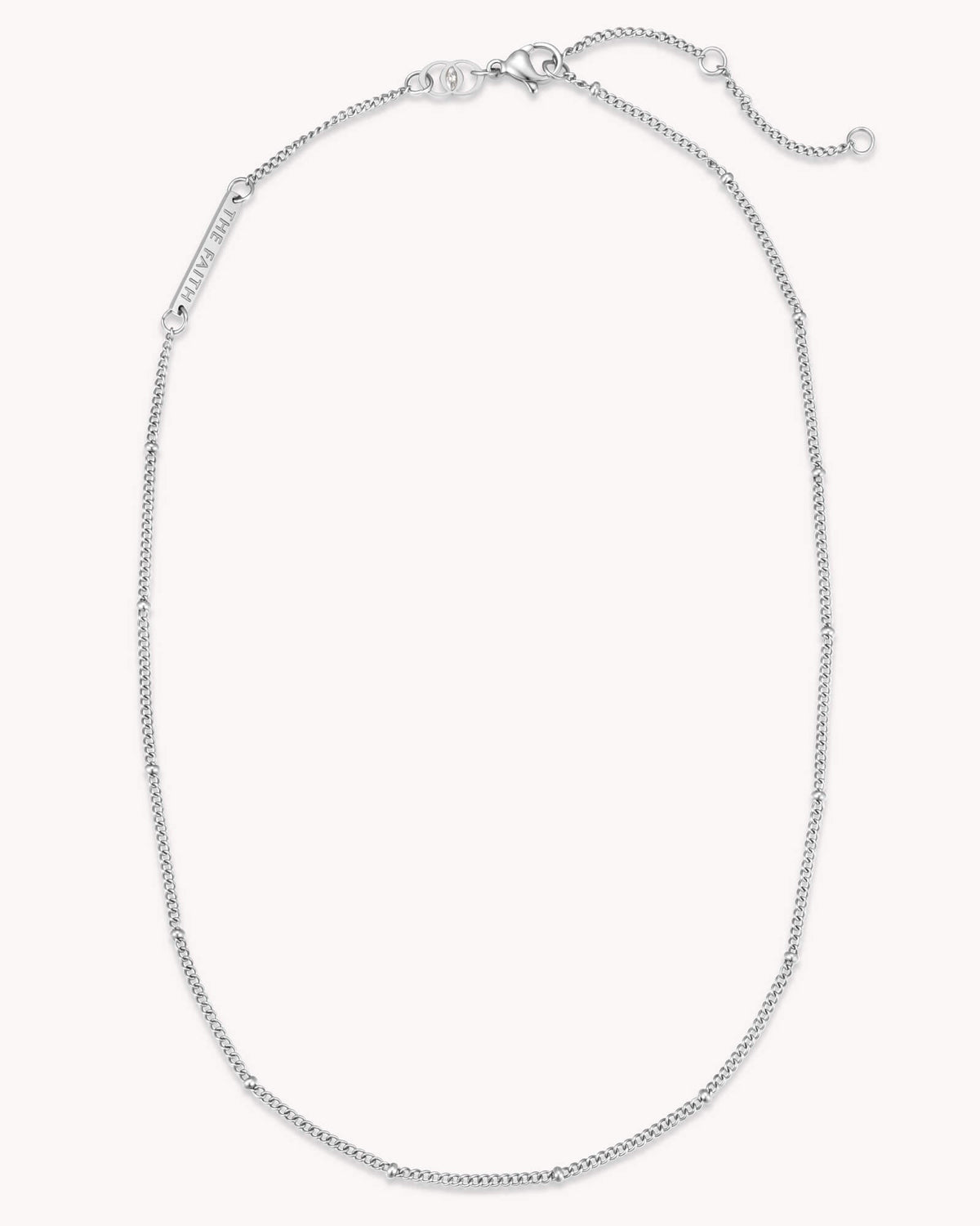 James 1:2 Count It All Joy White Gold Heart Necklace — 7