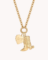 Standing Firm in His Love Gold Heart Necklace — 2