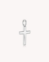 White Gold Classic Cross Pendant — 2