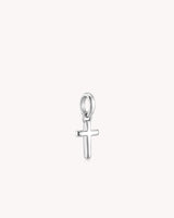 White Gold Petite Classic Cross Pendant — 2